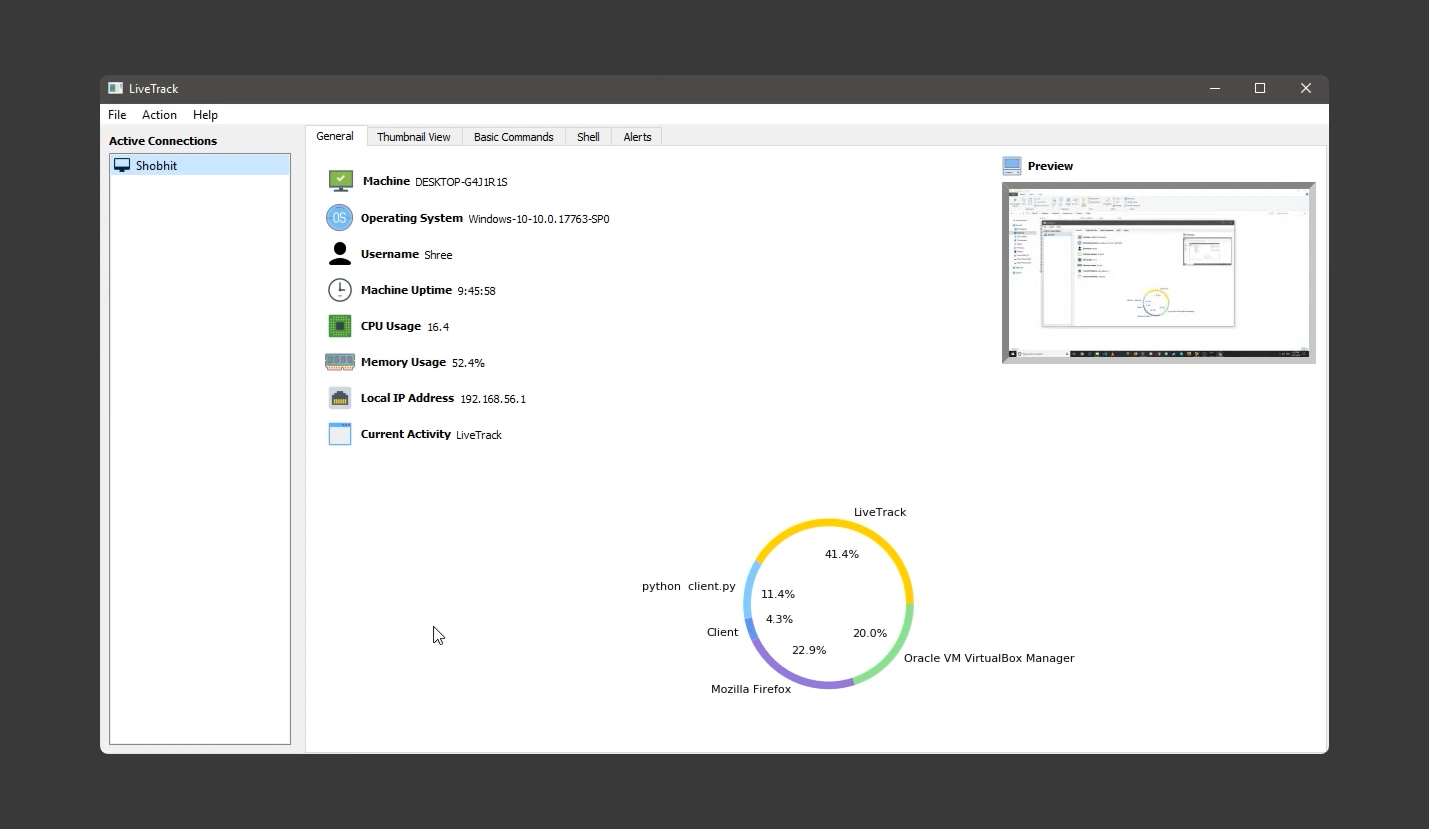 Livetrack Screenshot 1